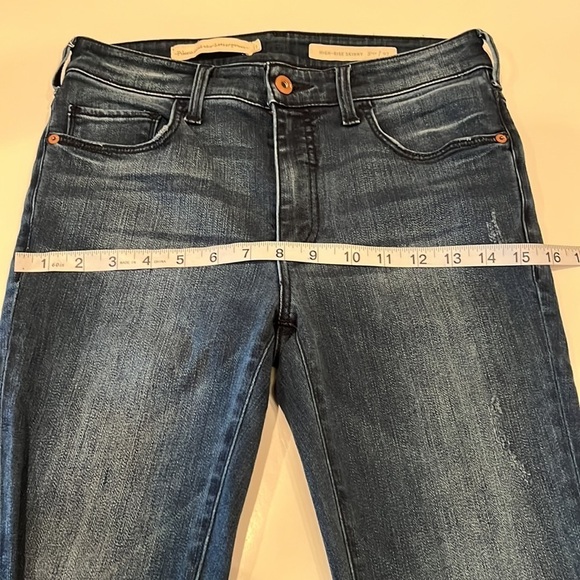 Pilcro and the Letterpress Anthropologie High Rise Skinny Size 27 - Picture 5 of 16